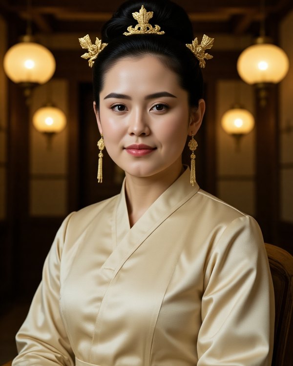 A single character in an imperial Chinese setting